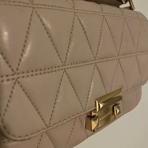 Michael Kors beige/light pink crossbody